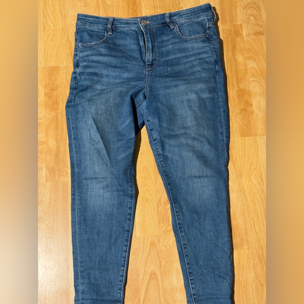 American Eagle High Rise Jeggings 16 Short